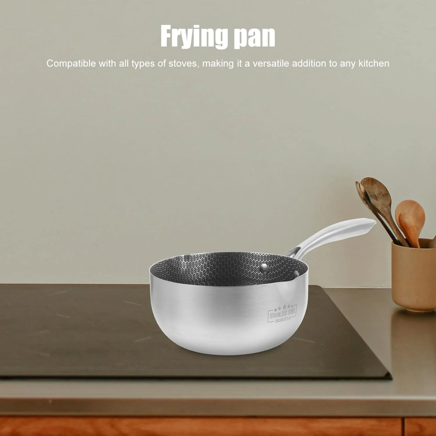 تابه سرخ کردنی استیل ضد زنگ Luxshiny، تابه کوچک ژاپنی، تابه سرخ کردنی القایی با حکاکی لانه زنبوری، تابه پخت و پز، لوازم آشپزخانه تابه سرخ کردنی استیل ضد زنگ Luxshiny، تابه کوچک ژاپنی، تابه سرخ کردنی القایی با حکاکی لانه زنبوری، تابه پخت و پز، لوازم آشپزخانه