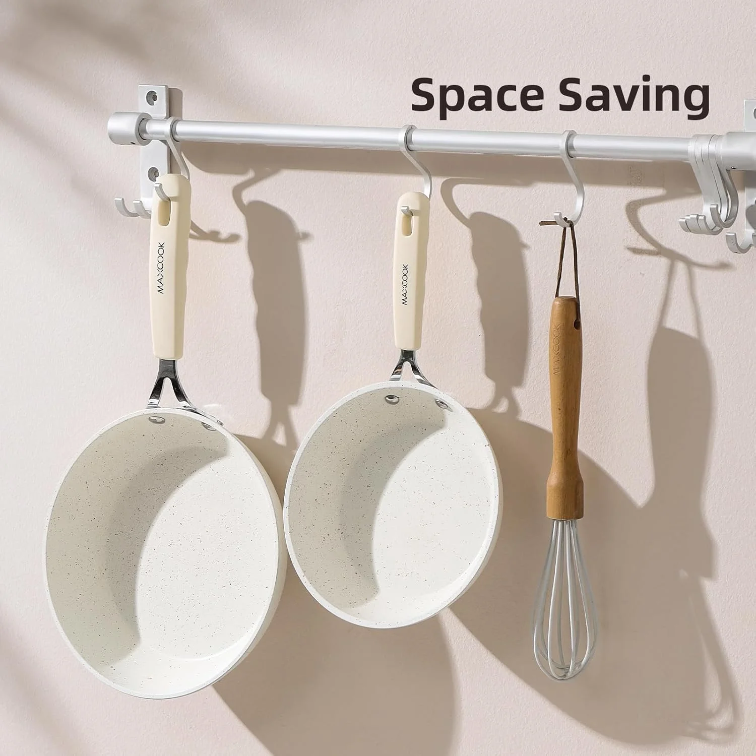 تابه نچسب تخم مرغ MAXCOOK، تابه املت 20 سانتی متری، تابه کوچک تخم مرغ، ظروف پخت و پز با روکش سنگ پزشکی، تابه القایی برای تخم مرغ (سفید) تابه نچسب تخم مرغ MAXCOOK، تابه املت 20 سانتی متری، تابه کوچک تخم مرغ، ظروف پخت و پز با روکش سنگ پزشکی، تابه القایی برای تخم مرغ (سفید)