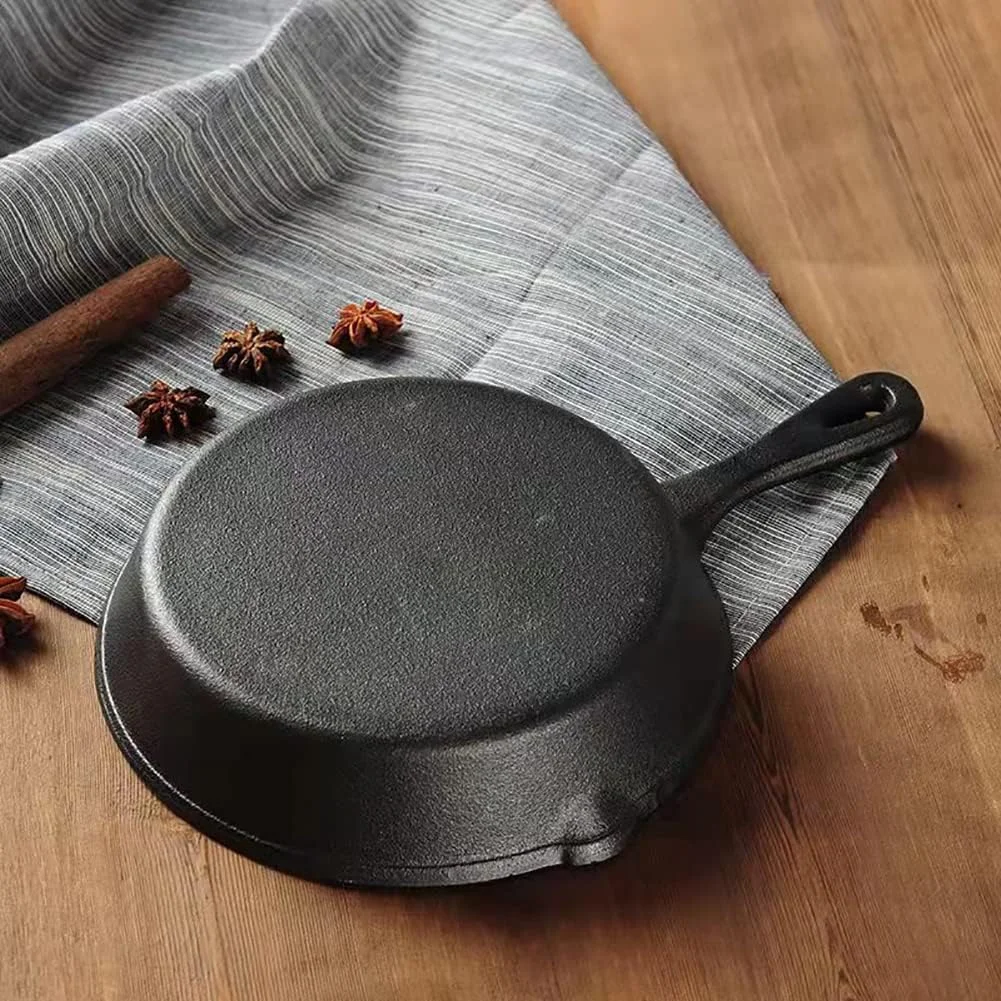 تابه چدنی از پیش آماده شده NC Kitchen، تابه سرخ کردنی، تابه چدنی، ظروف پخت و پز ایمن برای استفاده در داخل و خارج از منزل (16 سانتی متر) تابه چدنی از پیش آماده شده NC Kitchen، تابه سرخ کردنی، تابه چدنی، ظروف پخت و پز ایمن برای استفاده در داخل و خارج از منزل (16 سانتی متر)