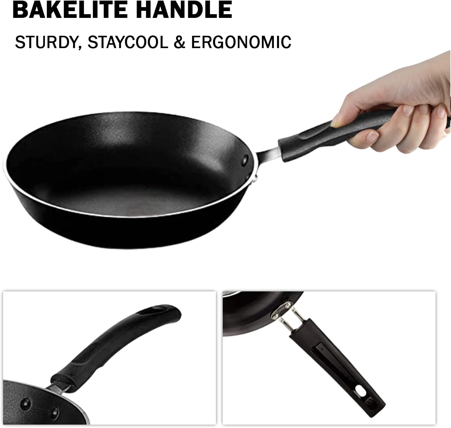 تابه آلومینیومی نچسب پیجن 24 سانتی متر در 4 میلی متر - مشکی (Pgn_163_Blk) تابه آلومینیومی نچسب پیجن 24 سانتی متر در 4 میلی متر - مشکی (Pgn_163_Blk)