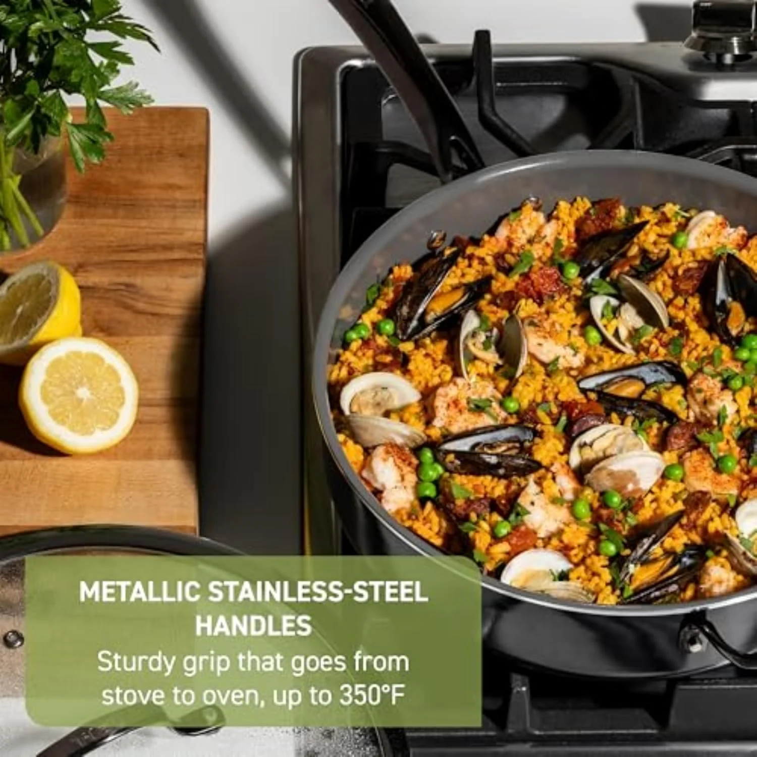 تابه سرامیکی نچسب تی-فال Preserve، تابه سرخ کن 12 اینچی، قابل استفاده در فر تا دمای 175 درجه سانتیگراد، ظروف پخت و پز، فناوری InoCeram Glide، تابه سرخ کن، قابلمه و ماهیتابه، مشکی تابه سرامیکی نچسب تی-فال Preserve، تابه سرخ کن 12 اینچی، قابل استفاده در فر تا دمای 175 درجه سانتیگراد، ظروف پخت و پز، فناوری InoCeram Glide، تابه سرخ کن، قابلمه و ماهیتابه، مشکی