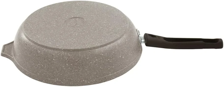 تابه آلومینیومی، تابه نچسب با درب و دسته جداشدنی (مرمری روشن) لوازم آشپزی تابه آشپزخانه 26 سانتی متر تابه آلومینیومی، تابه نچسب با درب و دسته جداشدنی (مرمری روشن) لوازم آشپزی تابه آشپزخانه 26 سانتی متر