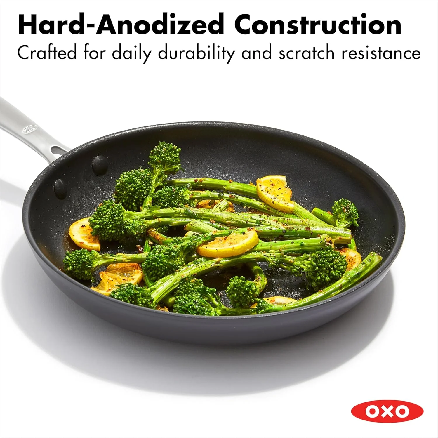 ست 3 تکه تابه و ماهیتابه OXO Good Grips Pro، مشکی ست 3 تکه تابه و ماهیتابه OXO Good Grips Pro، مشکی