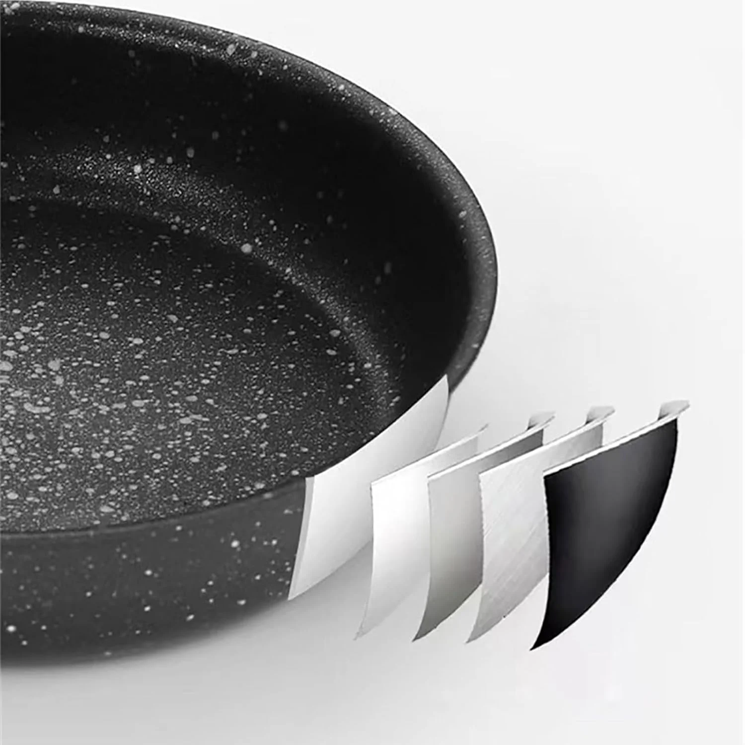 تابه نچسب نورنسی برای تخم مرغ، تابه کوچک املت برای فر گریل، تابه کف صاف برای سرخ کردن پنکیک، استیک و تخم مرغ، سازگار با اجاق گاز و القایی (14 سانتی متر)