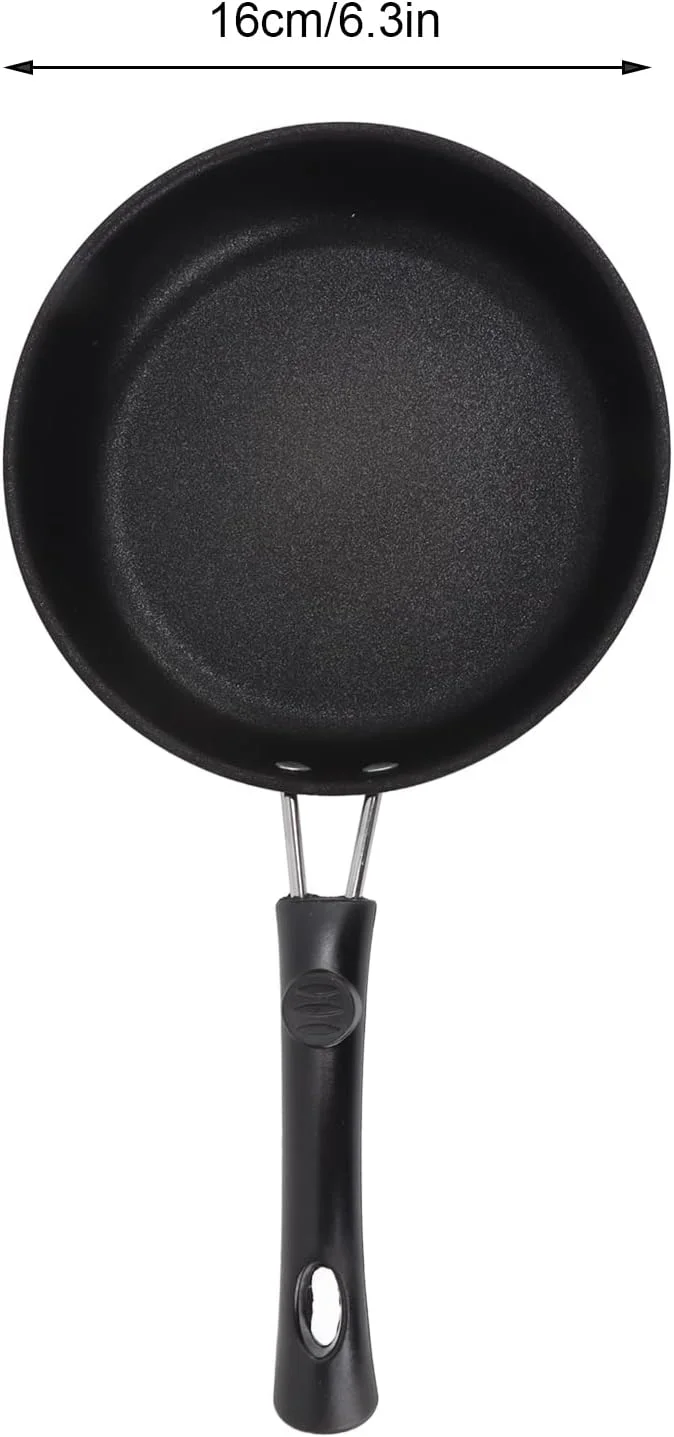 تابه سرخ کردنی، تابه املت نچسب استیل ضد زنگ 16 سانتی متر، پخت سریع، کم مصرف، تمیز کردن آسان، سالم و ظروف پخت و پز گریل با دسته مقاوم در برابر حرارت تابه سرخ کردنی، تابه املت نچسب استیل ضد زنگ 16 سانتی متر، پخت سریع، کم مصرف، تمیز کردن آسان، سالم و ظروف پخت و پز گریل با دسته مقاوم در برابر حرارت