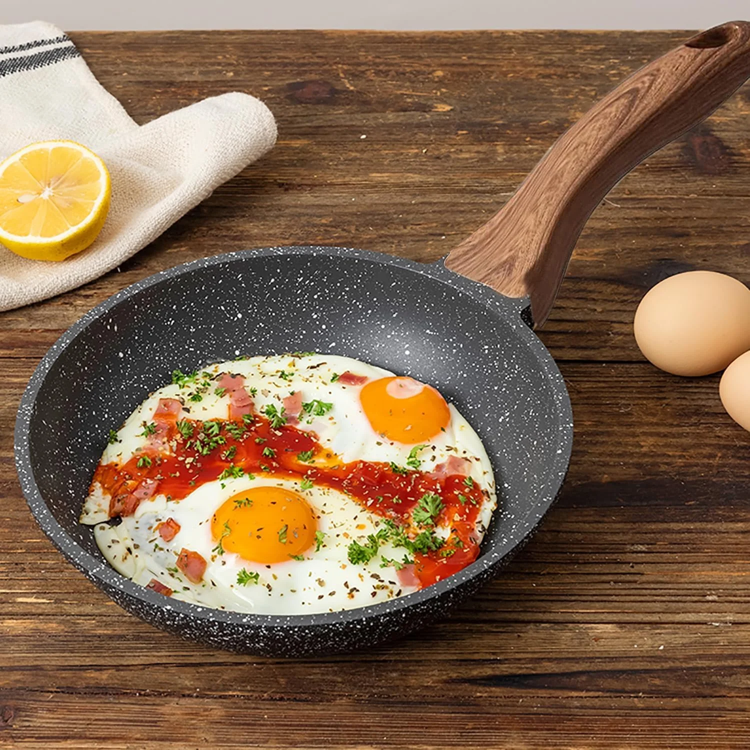 تابه نچسب، تابه گریل 28 سانتی متری با پوشش گرانیتی سوئیسی، تابه املت، تابه سنگی سالم، تابه سرآشپز، فاقد PFOA تابه نچسب، تابه گریل 28 سانتی متری با پوشش گرانیتی سوئیسی، تابه املت، تابه سنگی سالم، تابه سرآشپز، فاقد PFOA