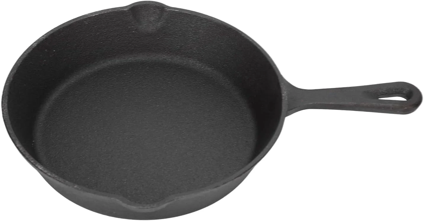 تابه چند منظوره، تابه چدنی با پوشش مناسب، تابه نچسب با پخش یکنواخت حرارت، تابه چدنی پای با دسته ضد سوزش، تابه پخت برای گریل، فر، اجاق القایی، 4 سایز (10 سانتی متر)