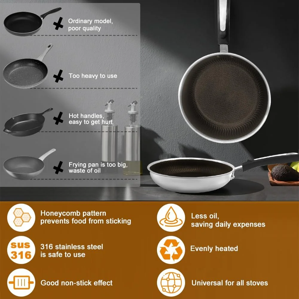 تابه نچسب، تابه سرخ کردنی، تابه وک استیل، تابه تخم مرغ، تابه استیک، تابه پنکیک، تابه تخت برای اجاق گاز القایی، اجاق برقی، قابلمه پخت و پز 26 سانتی متر با دسته جداشدنی تابه نچسب، تابه سرخ کردنی، تابه وک استیل، تابه تخم مرغ، تابه استیک، تابه پنکیک، تابه تخت برای اجاق گاز القایی، اجاق برقی، قابلمه پخت و پز 26 سانتی متر با دسته جداشدنی