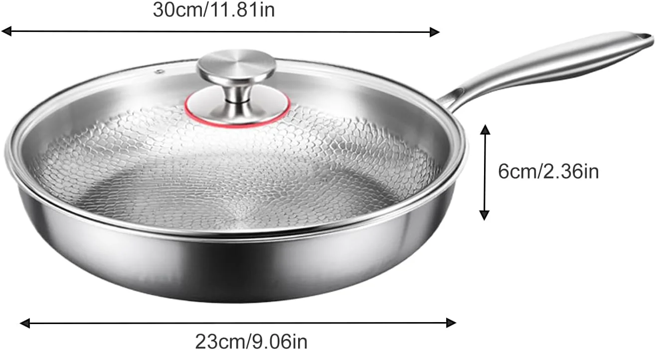 تابه های نچسب - تابه سرخ کردنی با درب، ظروف پخت و پز چند منظوره نچسب، تابه چکش کاری شده تیتانیومی برای پخت و پز در اجاق گاز القایی و کمپینگ تابه های نچسب - تابه سرخ کردنی با درب، ظروف پخت و پز چند منظوره نچسب، تابه چکش کاری شده تیتانیومی برای پخت و پز در اجاق گاز القایی و کمپینگ