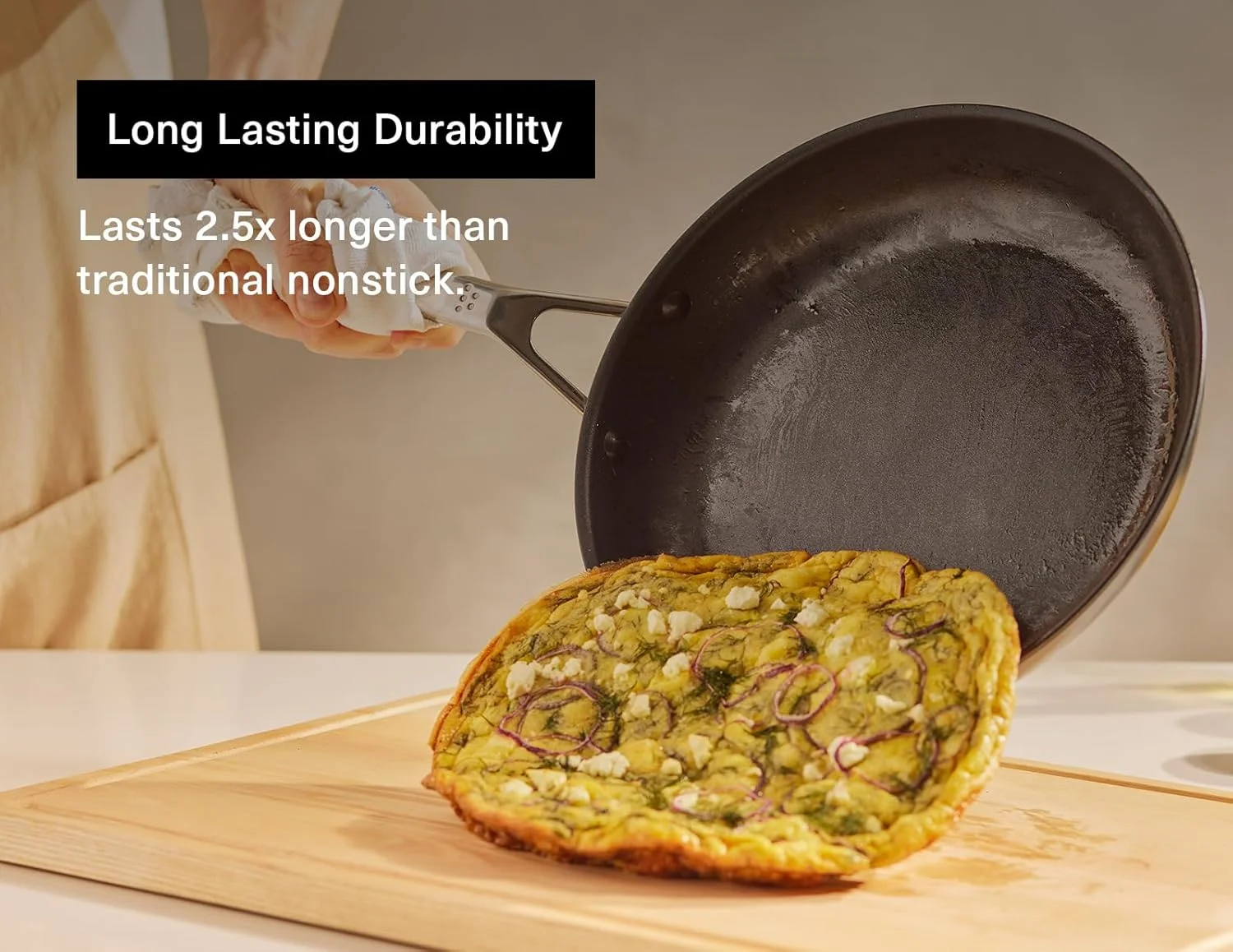 تابه نچسب پریمیوم میسن 12 اینچی - تابه نچسب پریمیوم - تابه نچسب برای گوشت، سبزیجات، تخم مرغ و موارد دیگر - پوشش نچسب بادوام و ماندگار برای پخت آسان و تمیز کردن سریع تابه نچسب پریمیوم میسن 12 اینچی - تابه نچسب پریمیوم - تابه نچسب برای گوشت، سبزیجات، تخم مرغ و موارد دیگر - پوشش نچسب بادوام و ماندگار برای پخت آسان و تمیز کردن سریع