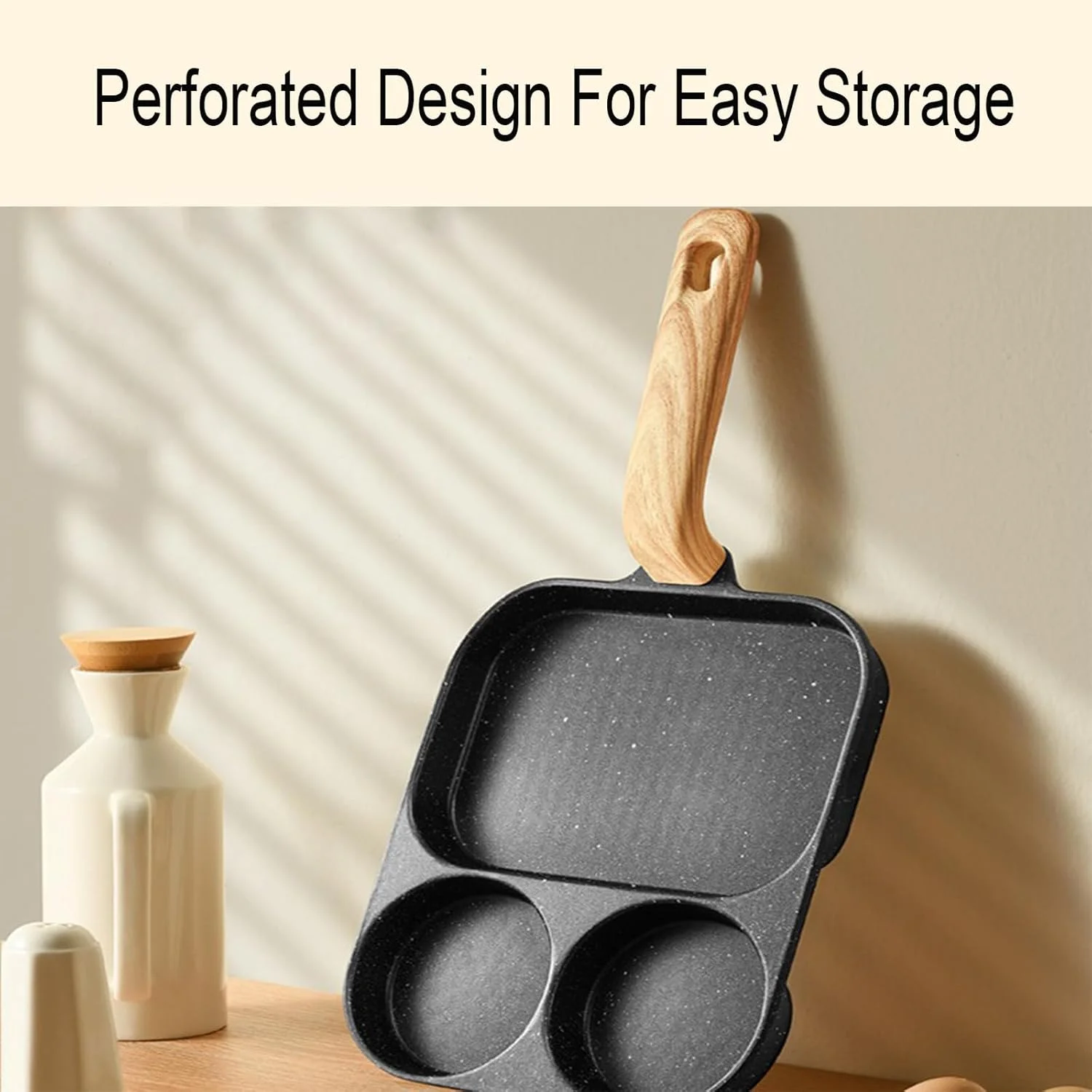 تابه نچسب سرخ کردنی تخم مرغ، تابه گریل نچسب 3 در 1 تقسیم شده، دسته مقاوم در برابر حرارت، تابه کوچک 3 قسمتی برای پنکیک، تابه پخت و پز برای صبحانه، تخم مرغ، بیکن و همبرگر (سفید) (مشکی) تابه نچسب سرخ کردنی تخم مرغ، تابه گریل نچسب 3 در 1 تقسیم شده، دسته مقاوم در برابر حرارت، تابه کوچک 3 قسمتی برای پنکیک، تابه پخت و پز برای صبحانه، تخم مرغ، بیکن و همبرگر (سفید) (مشکی)