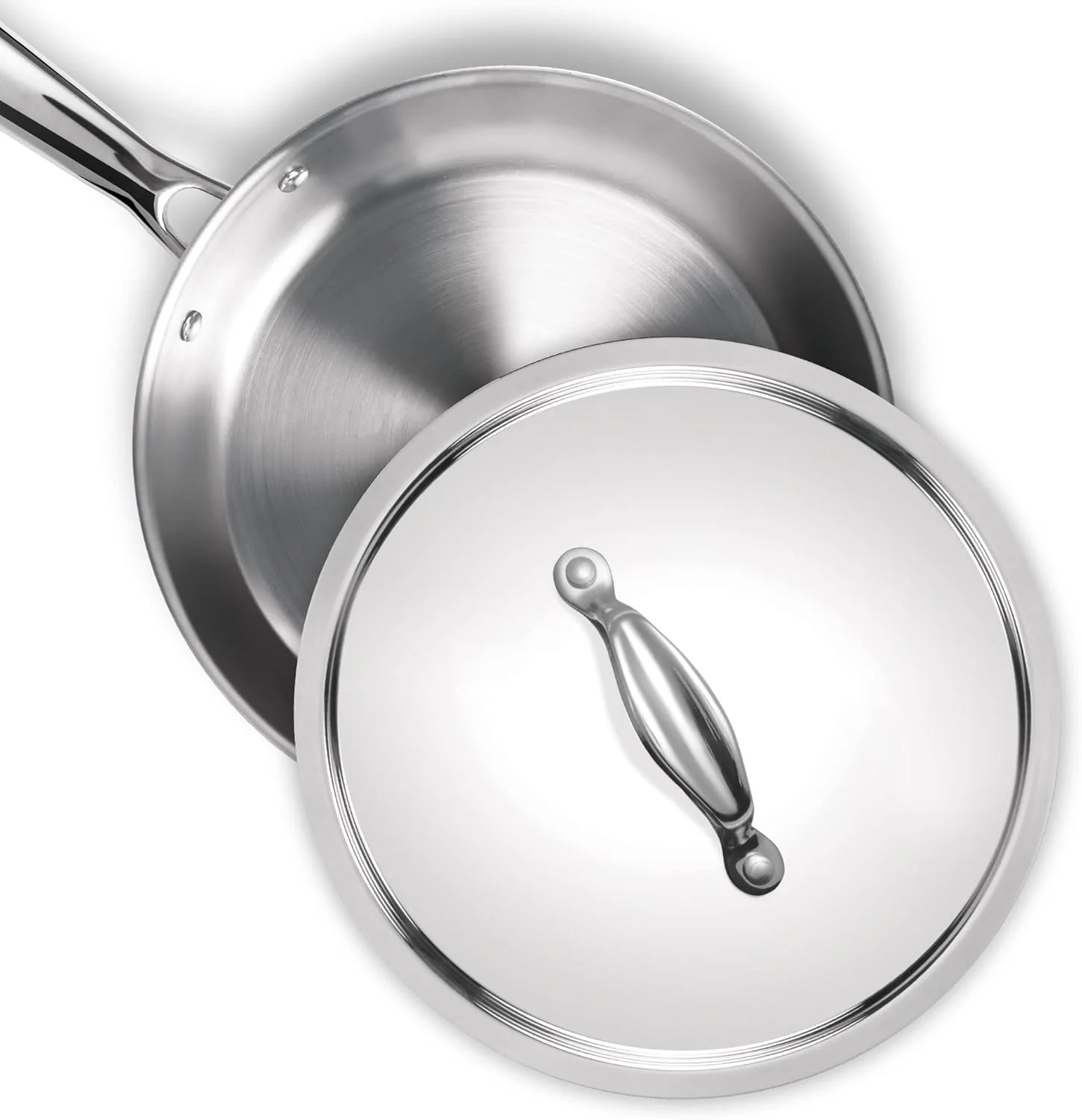 تابه میلتون Pro cook سایز 20 سانتی متر، استیل ضد زنگ سه لایه با درب، 1.2 لیتر، تابه برای کاری، سرخ کردنی، املت، تابه سس، مناسب برای اجاق گاز و اجاق القایی تابه میلتون Pro cook سایز 20 سانتی متر، استیل ضد زنگ سه لایه با درب، 1.2 لیتر، تابه برای کاری، سرخ کردنی، املت، تابه سس، مناسب برای اجاق گاز و اجاق القایی