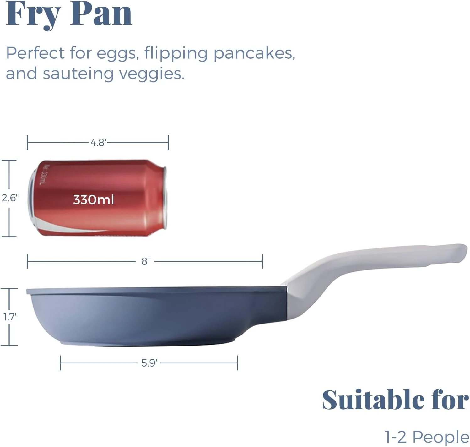 تابه سرامیکی نچسب پریکوسیس، تابه نچسب و غیر سمی، تابه تخم مرغ سالم، تابه املت، بدون PTFE، PFOA و PFAS، سازگار با اجاق گازهای القایی، سایز 8 اینچ تابه سرامیکی نچسب پریکوسیس، تابه نچسب و غیر سمی، تابه تخم مرغ سالم، تابه املت، بدون PTFE، PFOA و PFAS، سازگار با اجاق گازهای القایی، سایز 8 اینچ