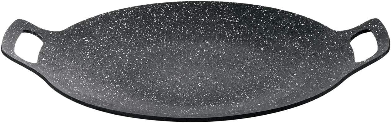 تاوا عمیق 30 سانتی متری رویال فورد مدل RF12506، بدنه آلومینیومی با پوشش نچسب گرانیتی، مناسب برای روتی، چاپاتی، دوسا، تورتیلا، کرپ، پنکیک، تابه تخت، سازگار با اجاق القایی، صفحه داغ و هالوژن تاوا عمیق 30 سانتی متری رویال فورد مدل RF12506، بدنه آلومینیومی با پوشش نچسب گرانیتی، مناسب برای روتی، چاپاتی، دوسا، تورتیلا، کرپ، پنکیک، تابه تخت، سازگار با اجاق القایی، صفحه داغ و هالوژن