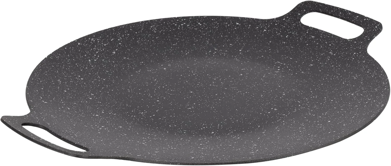 تاوا عمیق 30 سانتی متری رویال فورد مدل RF12506، بدنه آلومینیومی با پوشش نچسب گرانیتی، مناسب برای روتی، چاپاتی، دوسا، تورتیلا، کرپ، پنکیک، تابه تخت، سازگار با اجاق القایی، صفحه داغ و هالوژن تاوا عمیق 30 سانتی متری رویال فورد مدل RF12506، بدنه آلومینیومی با پوشش نچسب گرانیتی، مناسب برای روتی، چاپاتی، دوسا، تورتیلا، کرپ، پنکیک، تابه تخت، سازگار با اجاق القایی، صفحه داغ و هالوژن