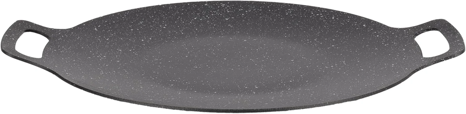 تاوا عمیق 30 سانتی متری رویال فورد مدل RF12506، بدنه آلومینیومی با پوشش نچسب گرانیتی، مناسب برای روتی، چاپاتی، دوسا، تورتیلا، کرپ، پنکیک، تابه تخت، سازگار با اجاق القایی، صفحه داغ و هالوژن تاوا عمیق 30 سانتی متری رویال فورد مدل RF12506، بدنه آلومینیومی با پوشش نچسب گرانیتی، مناسب برای روتی، چاپاتی، دوسا، تورتیلا، کرپ، پنکیک، تابه تخت، سازگار با اجاق القایی، صفحه داغ و هالوژن