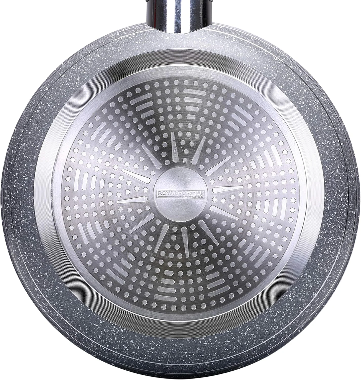 تابه رویال فورد با پوشش مرمر بادوام، 26 سانتی متر - تابه سرخ کردنی/تفت دهنده نچسب ایمن برای اجاق های القایی، ساختار آلومینیوم فورج شده - کف القایی 3.8 میلی متری - تابه ماهیتابه تابه رویال فورد با پوشش مرمر بادوام، 26 سانتی متر - تابه سرخ کردنی/تفت دهنده نچسب ایمن برای اجاق های القایی، ساختار آلومینیوم فورج شده - کف القایی 3.8 میلی متری - تابه ماهیتابه