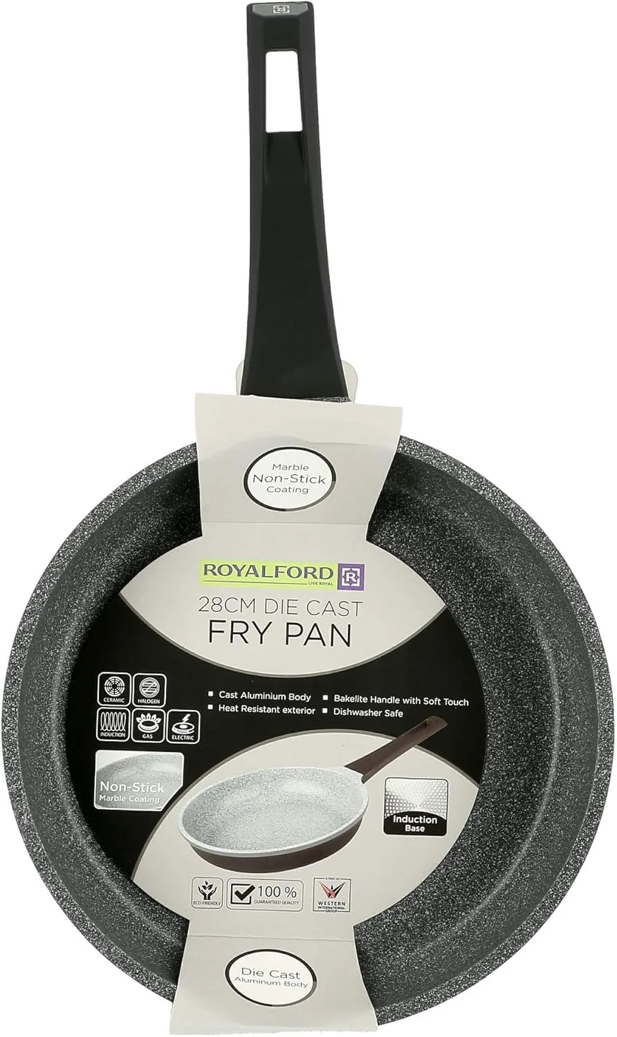 تابه آلومینیومی دایکاست رویال فورد مدل RF8596، سایز 28 سانتی متر تابه آلومینیومی دایکاست رویال فورد مدل RF8596، سایز 28 سانتی متر