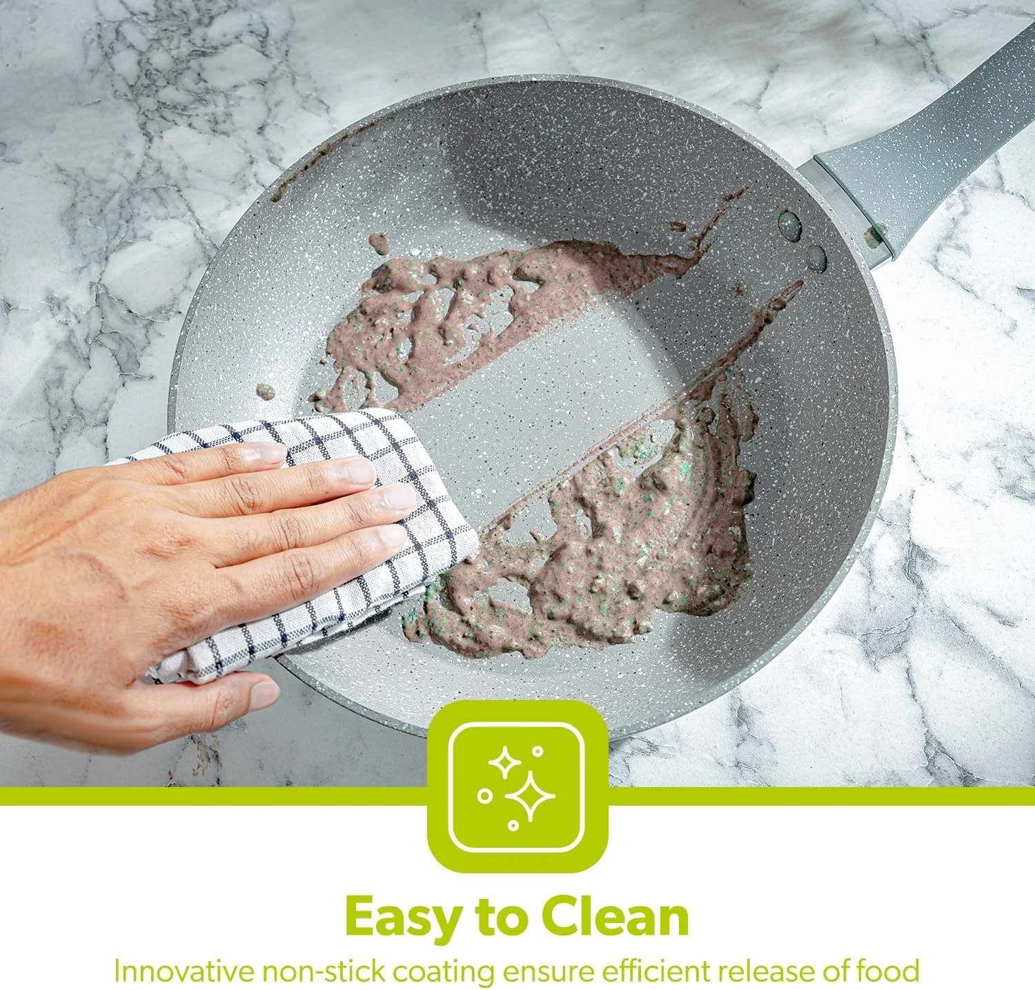 تابه رویال فورد با پوشش مرمر بادوام، 26 سانتی متر - تابه سرخ کردنی/تفت دهنده نچسب ایمن برای اجاق های القایی، ساختار آلومینیوم فورج شده - کف القایی 3.8 میلی متری - تابه ماهیتابه تابه رویال فورد با پوشش مرمر بادوام، 26 سانتی متر - تابه سرخ کردنی/تفت دهنده نچسب ایمن برای اجاق های القایی، ساختار آلومینیوم فورج شده - کف القایی 3.8 میلی متری - تابه ماهیتابه