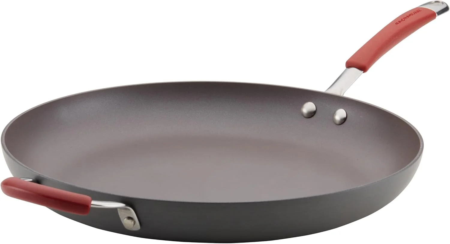 Rachael Ray Nonstick Skillet 14 Inch Gray 87631