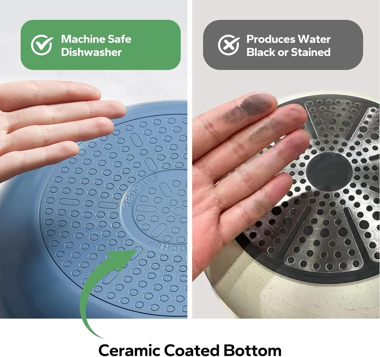 ست تابه سرامیکی نچسب Redchef، تابه های سرامیکی غیر سمی برای پخت و پز، ست تابه 8، 9.5 و 11 اینچی، بدون PFAS، PTFE و PFOA با دسته استیل ضد زنگ، قابل شستشو در ماشین ظرفشویی و ایمن در فر تا 842 درجه فارنهایت (آبی) ست تابه سرامیکی نچسب Redchef، تابه های سرامیکی غیر سمی برای پخت و پز، ست تابه 8، 9.5 و 11 اینچی، بدون PFAS، PTFE و PFOA با دسته استیل ضد زنگ، قابل شستشو در ماشین ظرفشویی و ایمن در فر تا 842 درجه فارنهایت (آبی)