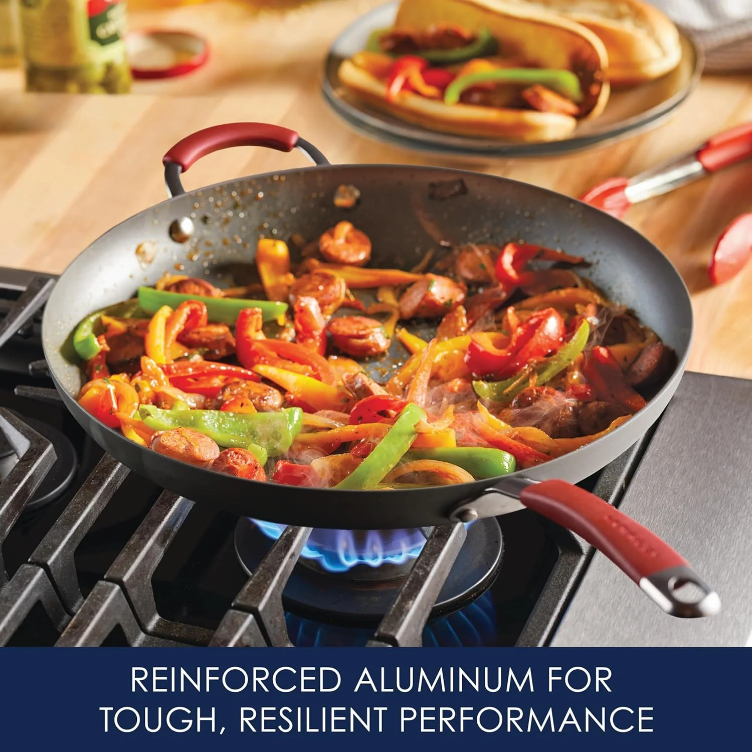 Rachael Ray Nonstick Skillet 14 Inch Gray 87631