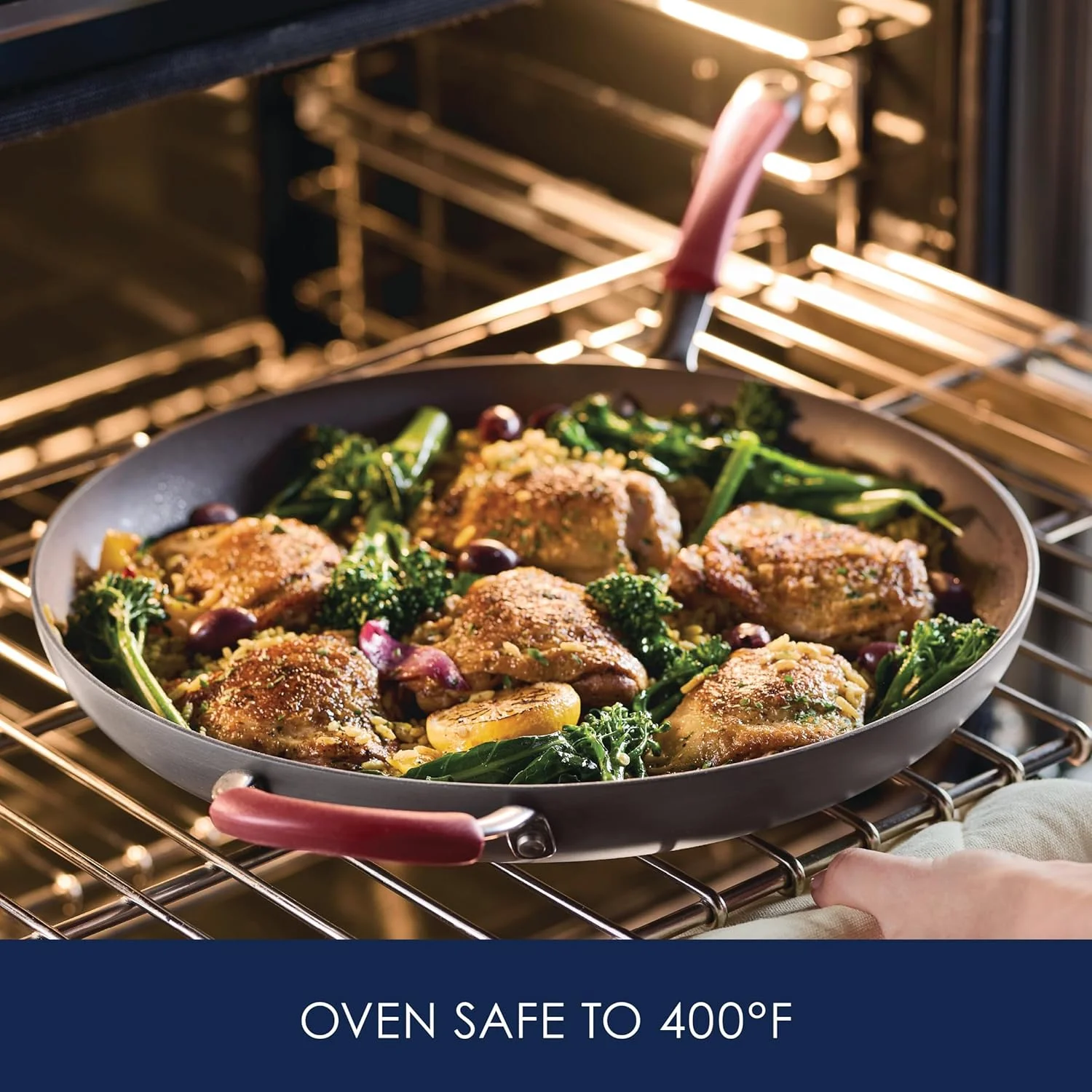 Rachael Ray Nonstick Skillet 14 Inch Gray 87631