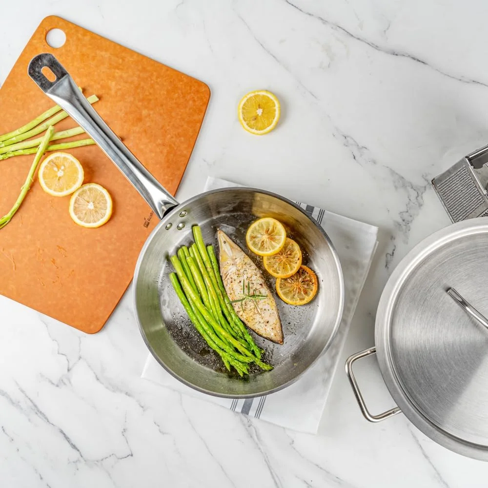 تابه استیل ضد زنگ رستوران ور سایز 10 اینچ مناسب برای اجاق های القایی، تابه کوچک - نچسب - سنگین، حرفه ای، مناسب مصارف تجاری - بسته 1 عددی - مت لوکس - تابه استیل ضد زنگ رستوران ور سایز 10 اینچ مناسب برای اجاق های القایی، تابه کوچک - نچسب - سنگین، حرفه ای، مناسب مصارف تجاری - بسته 1 عددی - مت لوکس -