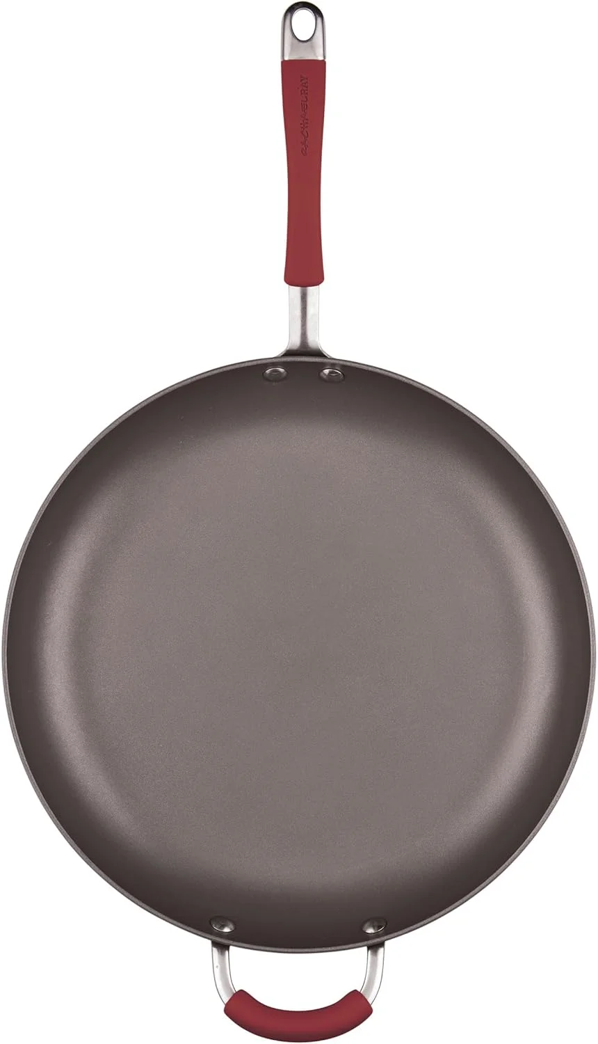 Rachael Ray Nonstick Skillet 14 Inch Gray 87631