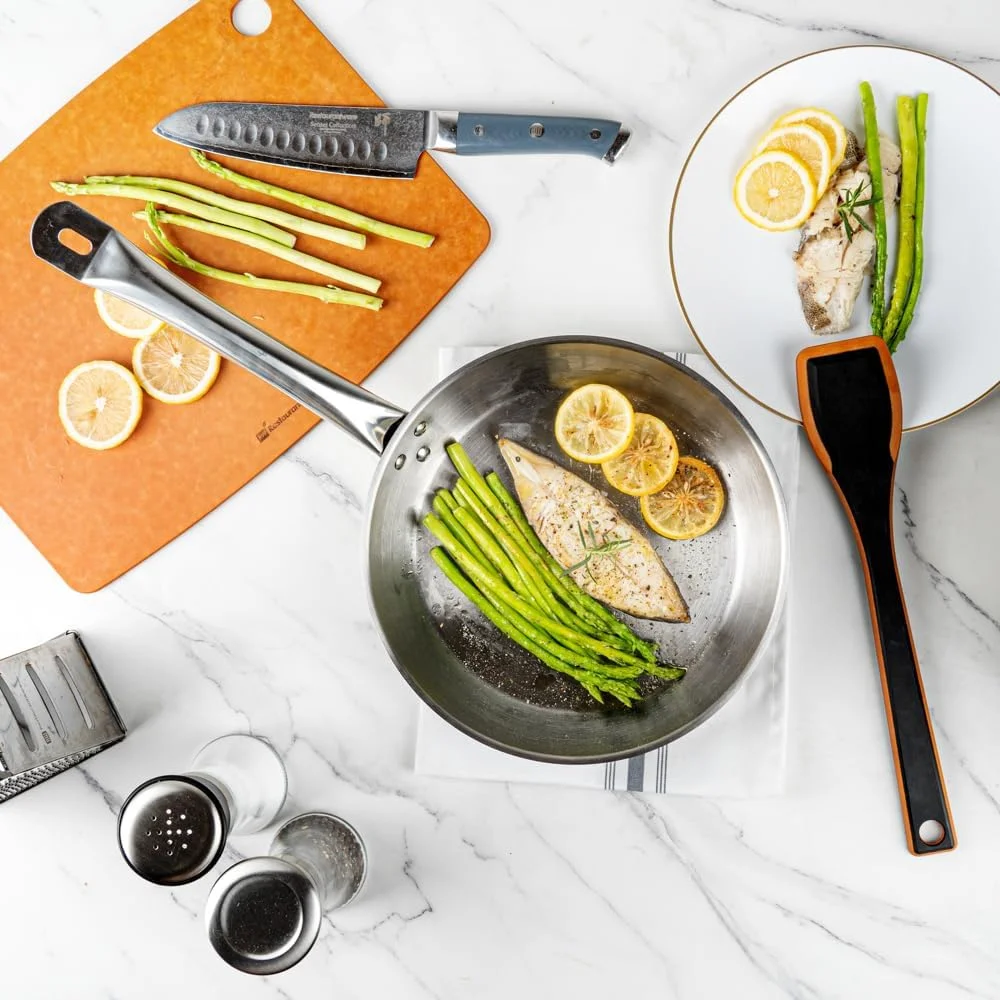 تابه استیل ضد زنگ رستوران ور سایز 10 اینچ مناسب برای اجاق های القایی، تابه کوچک - نچسب - سنگین، حرفه ای، مناسب مصارف تجاری - بسته 1 عددی - مت لوکس - تابه استیل ضد زنگ رستوران ور سایز 10 اینچ مناسب برای اجاق های القایی، تابه کوچک - نچسب - سنگین، حرفه ای، مناسب مصارف تجاری - بسته 1 عددی - مت لوکس -