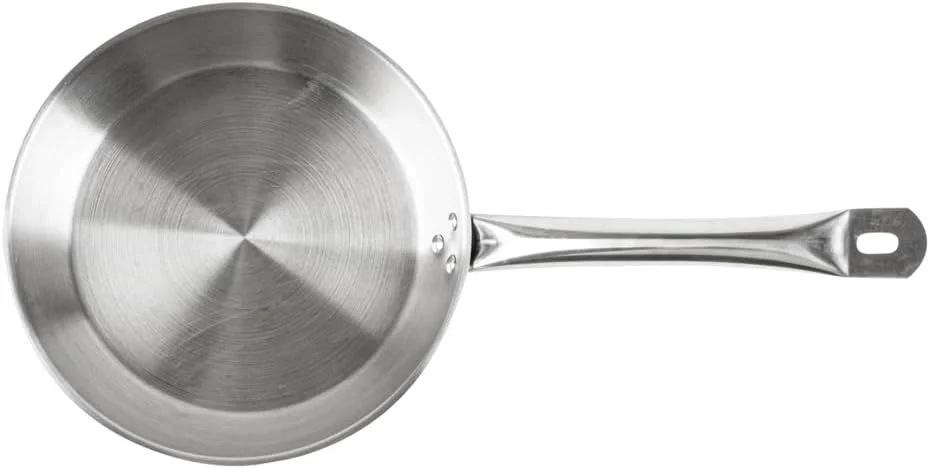 تابه استیل ضد زنگ رستوران ور سایز 10 اینچ مناسب برای اجاق های القایی، تابه کوچک - نچسب - سنگین، حرفه ای، مناسب مصارف تجاری - بسته 1 عددی - مت لوکس - تابه استیل ضد زنگ رستوران ور سایز 10 اینچ مناسب برای اجاق های القایی، تابه کوچک - نچسب - سنگین، حرفه ای، مناسب مصارف تجاری - بسته 1 عددی - مت لوکس -