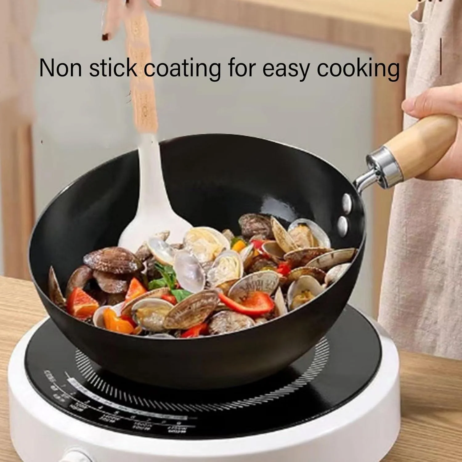 تابه چدنی چند منظوره با دسته راحت، مناسب برای پخت و پز روزانه در منزل (24 سانتی متر) تابه چدنی چند منظوره با دسته راحت، مناسب برای پخت و پز روزانه در منزل (24 سانتی متر)