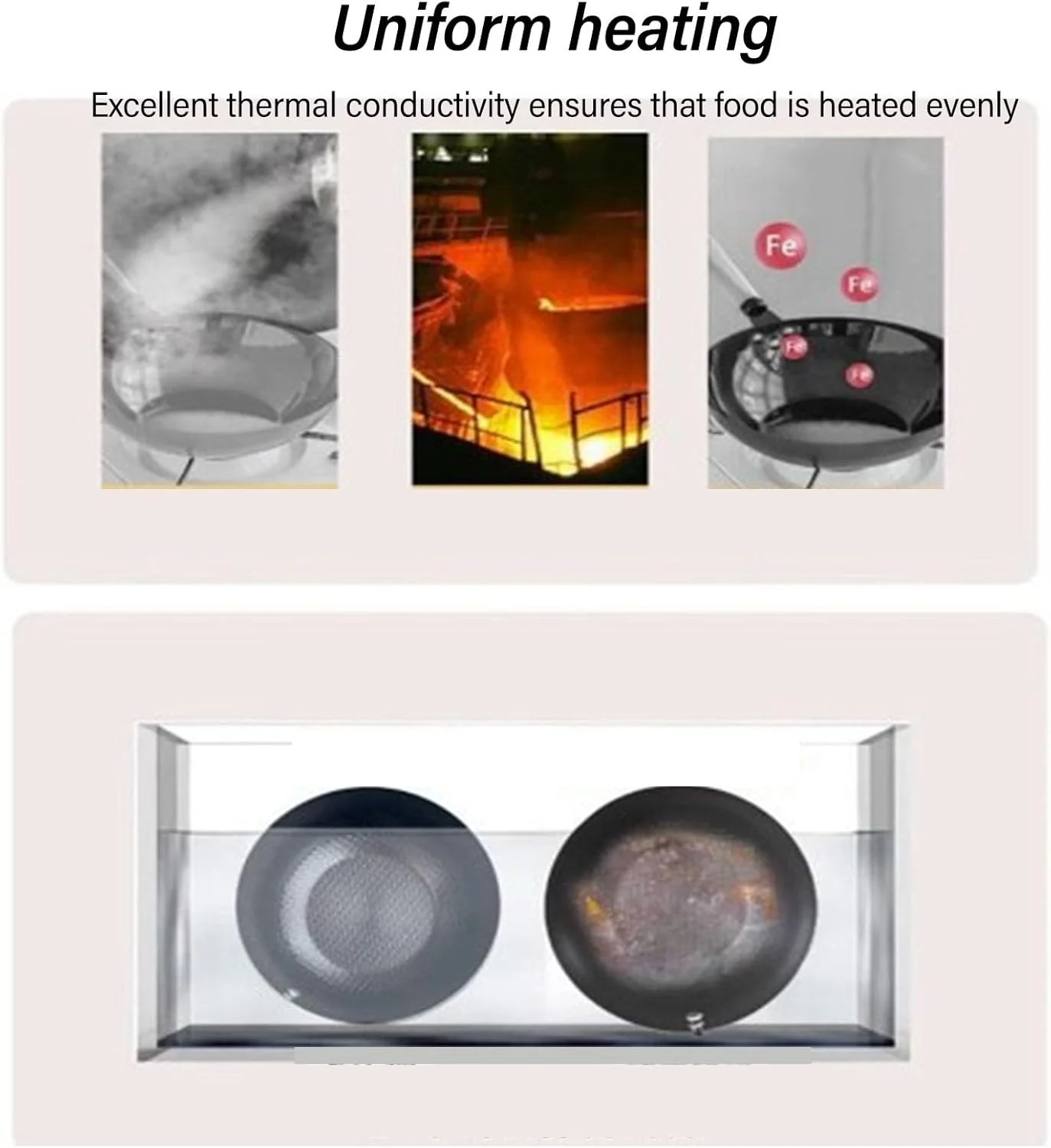 تابه چدنی چند منظوره با دسته راحت، مناسب برای پخت و پز روزانه در منزل (24 سانتی متر) تابه چدنی چند منظوره با دسته راحت، مناسب برای پخت و پز روزانه در منزل (24 سانتی متر)