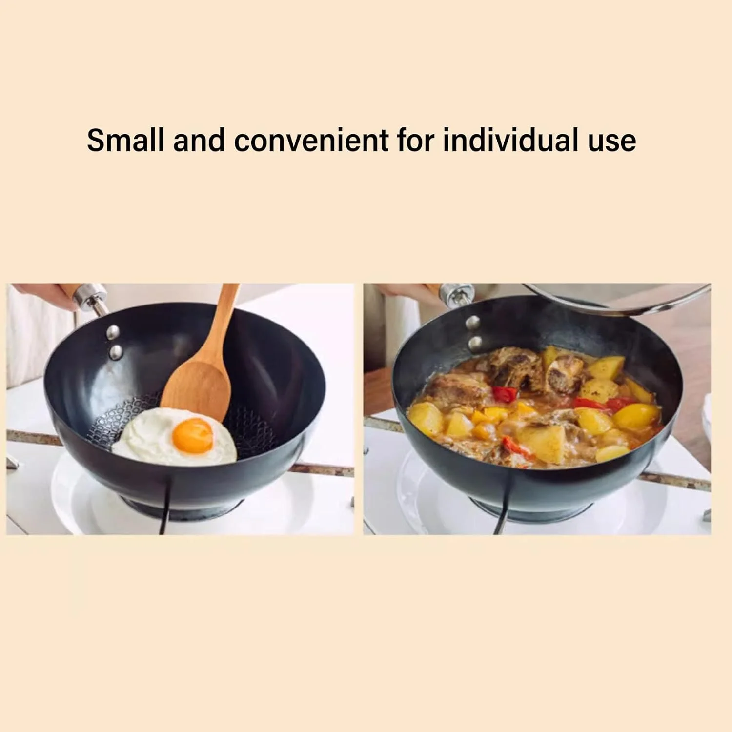 تابه چدنی چند منظوره با دسته راحت، مناسب برای پخت و پز روزانه در منزل (24 سانتی متر) تابه چدنی چند منظوره با دسته راحت، مناسب برای پخت و پز روزانه در منزل (24 سانتی متر)