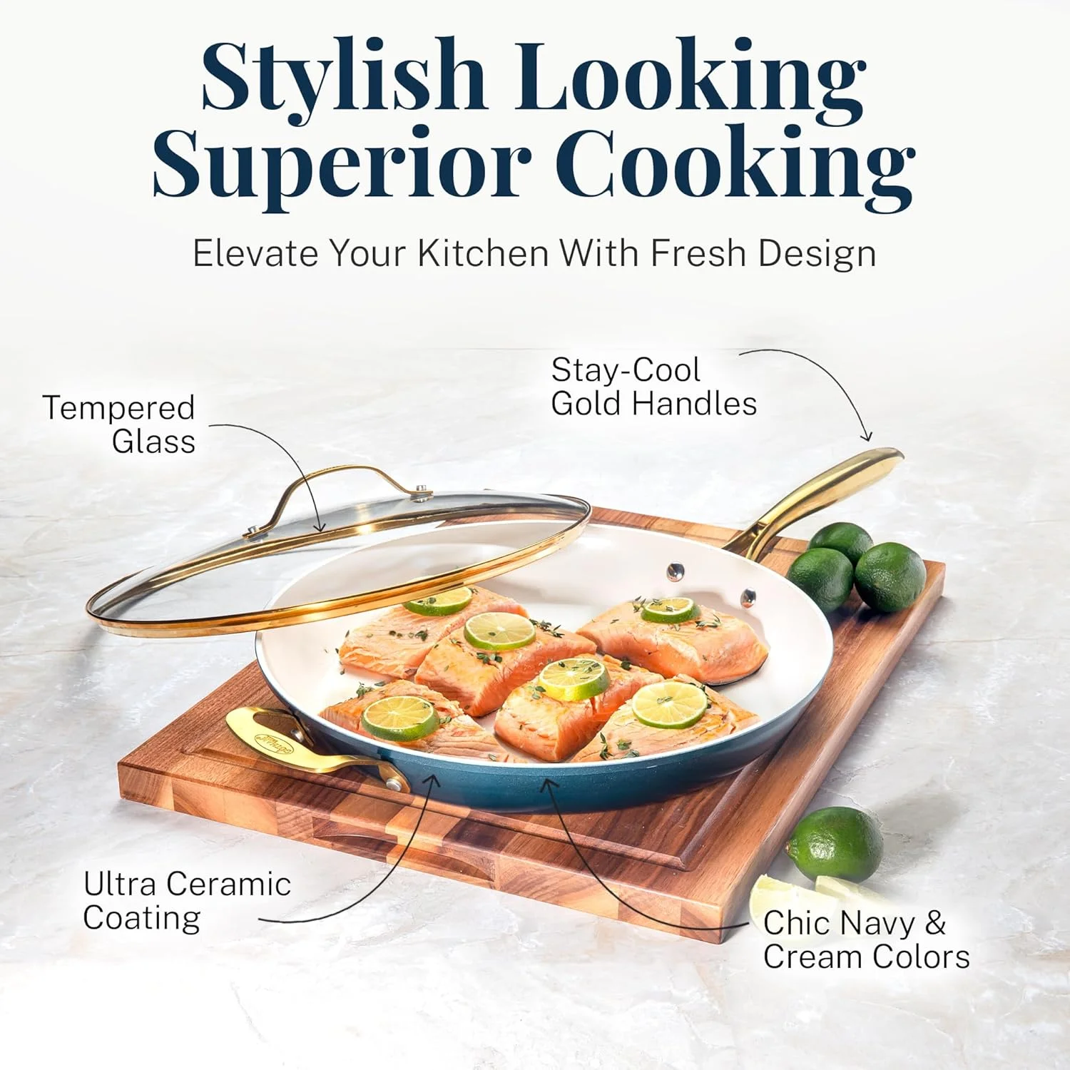 تابه نچسب گاتام استیل سایز بزرگ ۱۴ اینچی، تابه نچسب مناسب خانواده، تابه بزرگ نچسب، تابه القایی، تابه نچسب برای پخت و پز، تابه قابل استفاده در فر، قابل شستشو در ماشین ظرفشویی - کرم سرمه ای تابه نچسب گاتام استیل سایز بزرگ ۱۴ اینچی، تابه نچسب مناسب خانواده، تابه بزرگ نچسب، تابه القایی، تابه نچسب برای پخت و پز، تابه قابل استفاده در فر، قابل شستشو در ماشین ظرفشویی - کرم سرمه ای