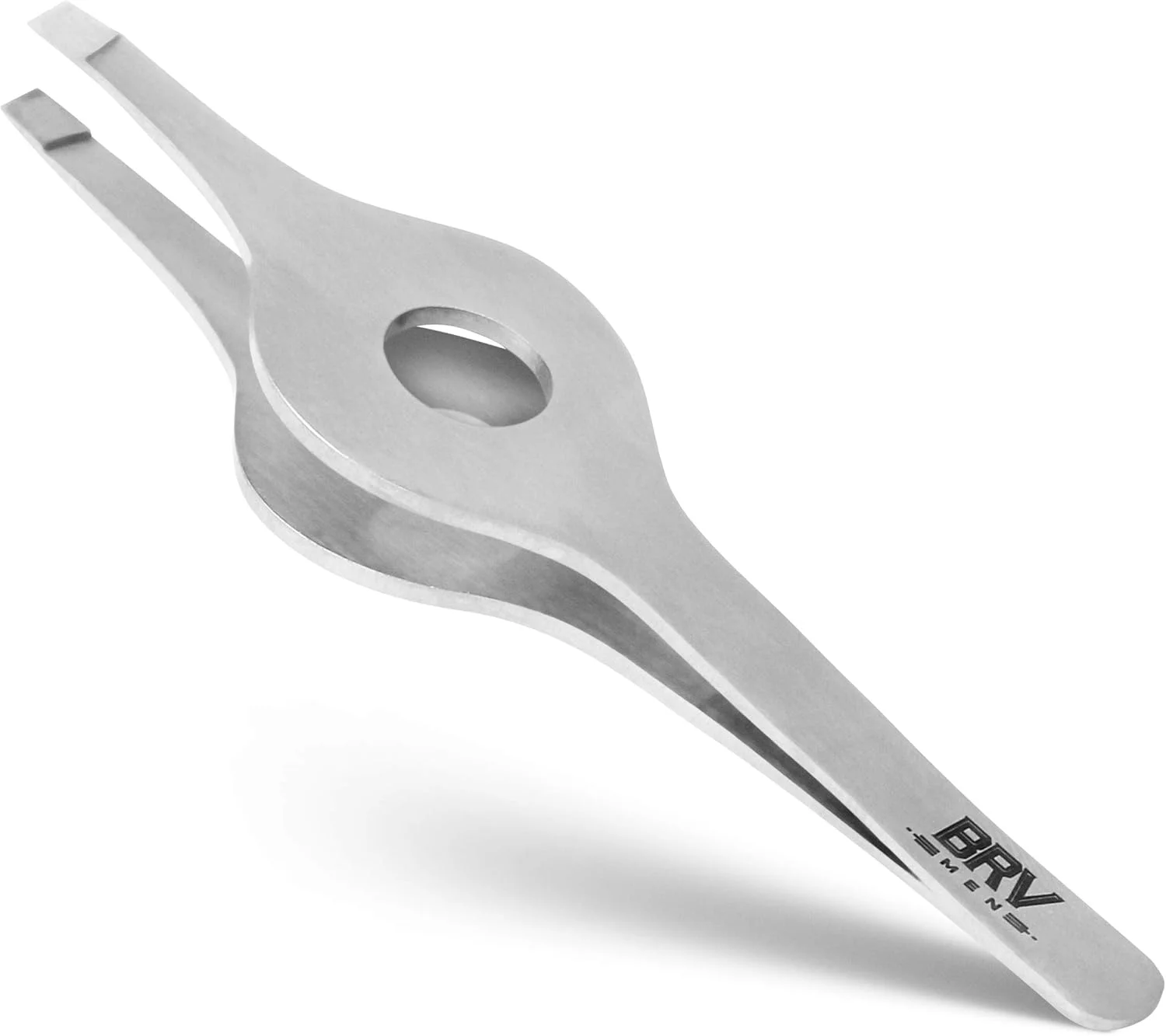 موچین نوک کج پهن BRV MEN - استیل ضد زنگ آلمانی - نوک های کج سوهان کاری شده دستی برای دقت فوق العاده - موچین برای ابرو، موهای بینی/گوش/صورت - درجه حرفه ای - (نقره ای) موچین نوک کج پهن BRV MEN - استیل ضد زنگ آلمانی - نوک های کج سوهان کاری شده دستی برای دقت فوق العاده - موچین برای ابرو، موهای بینی/گوش/صورت - درجه حرفه ای - (نقره ای)