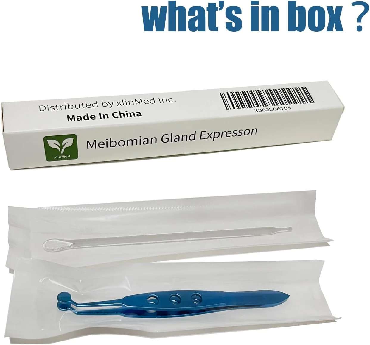 اکسپرِسور غدد میبومین xlinMed، ابزار پاکسازی و مراقبت از غدد پلک برای تسکین خشکی چشم، درمان شالازیون و رفع انسداد غدد میبومین، فورسپس غدد میبومین، موچین ماساژ پلک آلیاژ تیتانیوم (استریل) (سفید) اکسپرِسور غدد میبومین xlinMed، ابزار پاکسازی و مراقبت از غدد پلک برای تسکین خشکی چشم، درمان شالازیون و رفع انسداد غدد میبومین، فورسپس غدد میبومین، موچین ماساژ پلک آلیاژ تیتانیوم (استریل) (سفید)