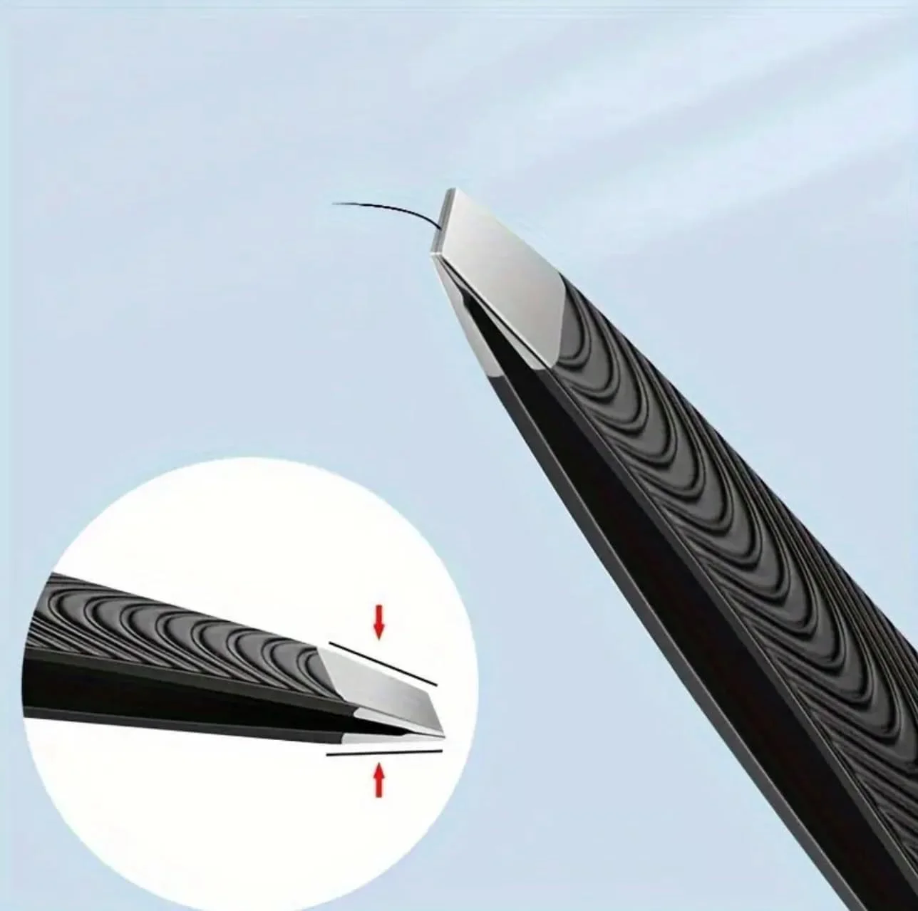 موچین نوک کج دقیق CleanWave - از بین بردن حرفه ای مو برای ابروها، ریش و سبیل کاملاً مرتب! ایده آل برای ابروها، نظافت - ضد لغزش، ابزارهای دقیق درجه حرفه ای