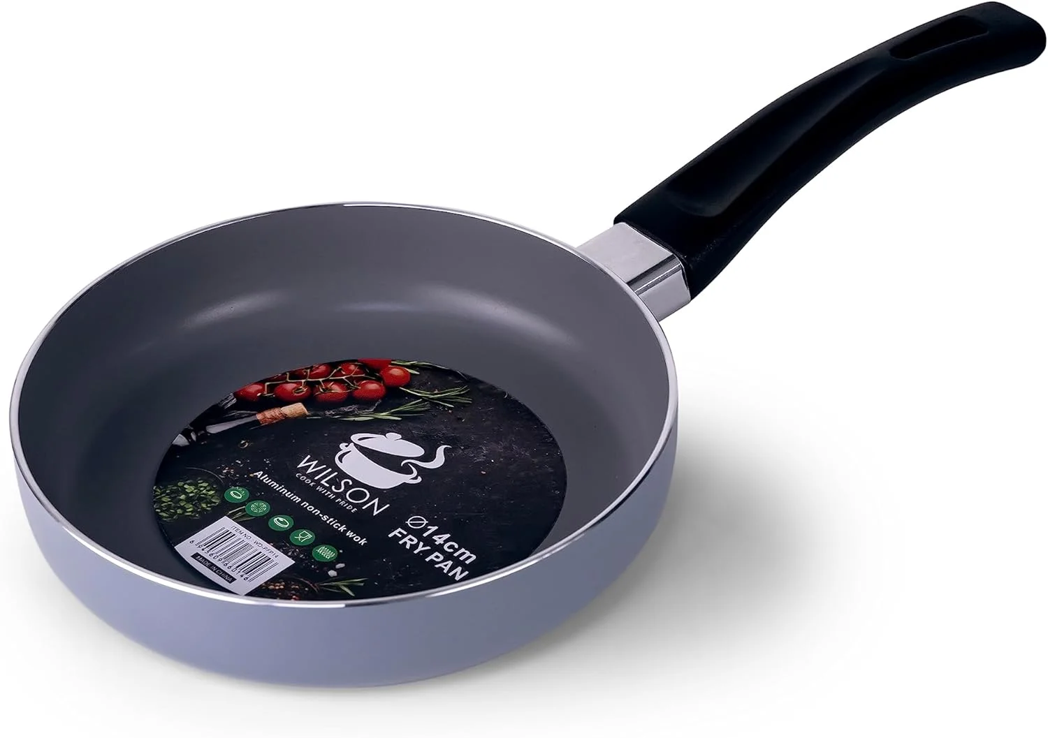 تابه کوچک ویلسون، 14 سانتی متر - تابه آلومینیومی نچسب - تابه سرخ کردنی - خاکستری آبی تابه کوچک ویلسون، 14 سانتی متر - تابه آلومینیومی نچسب - تابه سرخ کردنی - خاکستری آبی