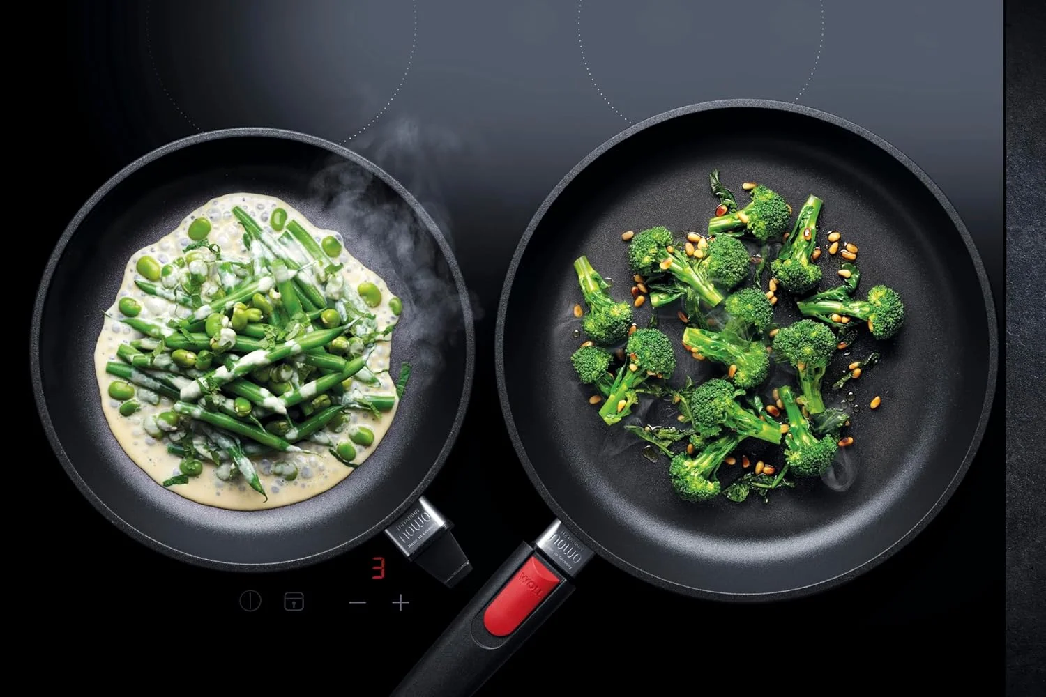 تابه ووک نونو وول سایز 20 سانتی متر با دسته جداشدنی تابه ووک نونو وول سایز 20 سانتی متر با دسته جداشدنی