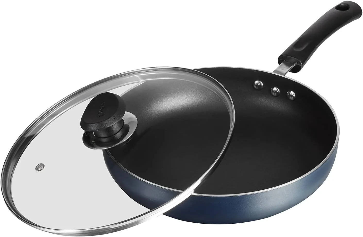 تابه گود نچسب وُینود مدل Zest به همراه درب شیشه ای - 24 سانتی متر