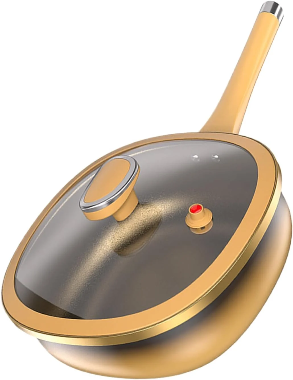 تابه سرخ کردنی، تابه نچسب آلیاژ تیتانیوم - تابه عمیق با درب و وسایل آشپزی برای اجاق گاز، برقی، القایی، تخم مرغ، املت، گریل، پخت تابه سرخ کردنی، تابه نچسب آلیاژ تیتانیوم - تابه عمیق با درب و وسایل آشپزی برای اجاق گاز، برقی، القایی، تخم مرغ، املت، گریل، پخت