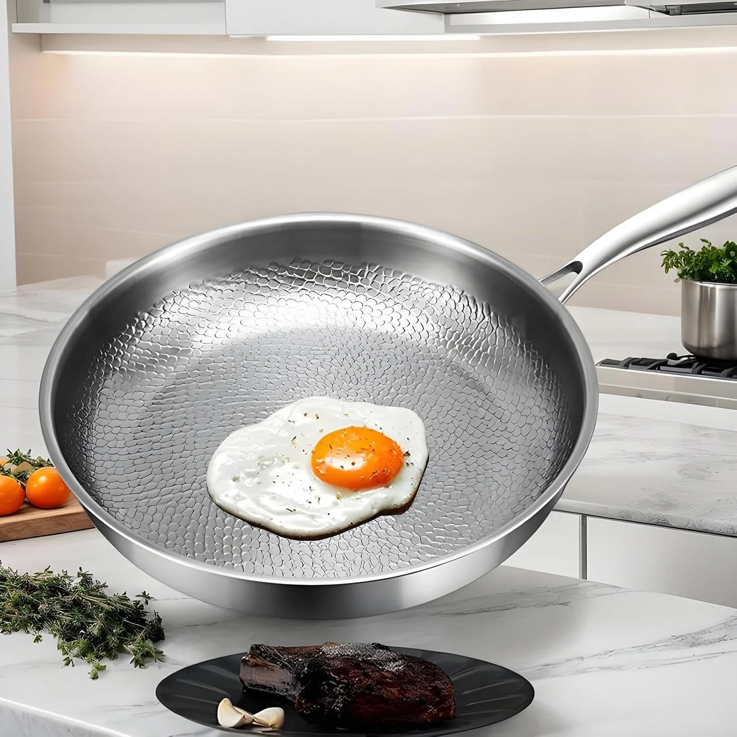 تابه نچسب - تابه کمپینگ در فضای باز، ظروف گریل نچسب برای استفاده روزانه در خوابگاه، آپارتمان، آشپزخانه، رستوران، هتل، کمپینگ