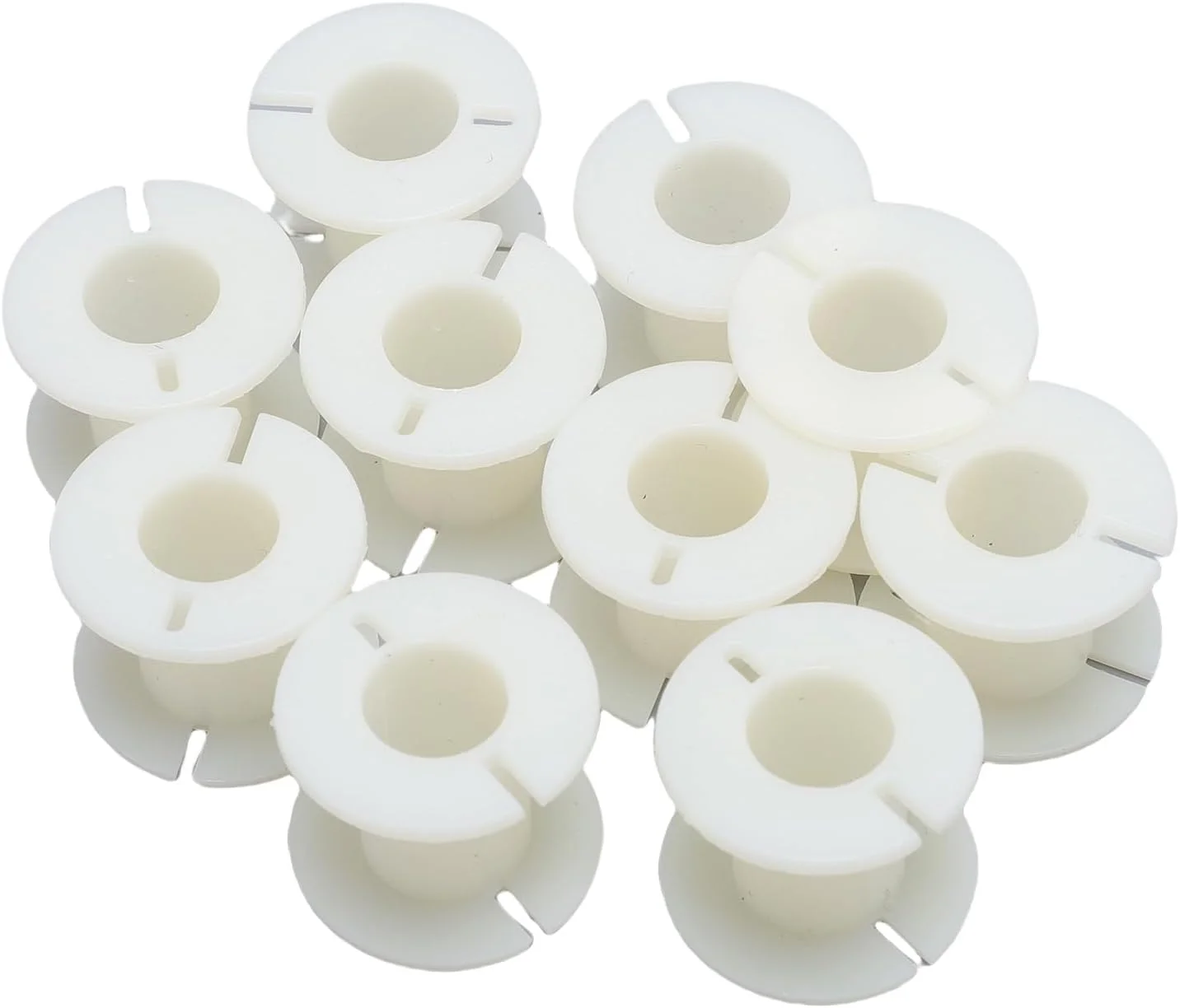 30 عدد قاب بوبین ABS برای کراس اوور بلندگو، کیت سیم پیچی سلف 22 میلی متری DIY، سازمان دهنده سیم با قطر داخلی 10 میلی متر برای کابل صوتی و پروژه های الکترونیکی