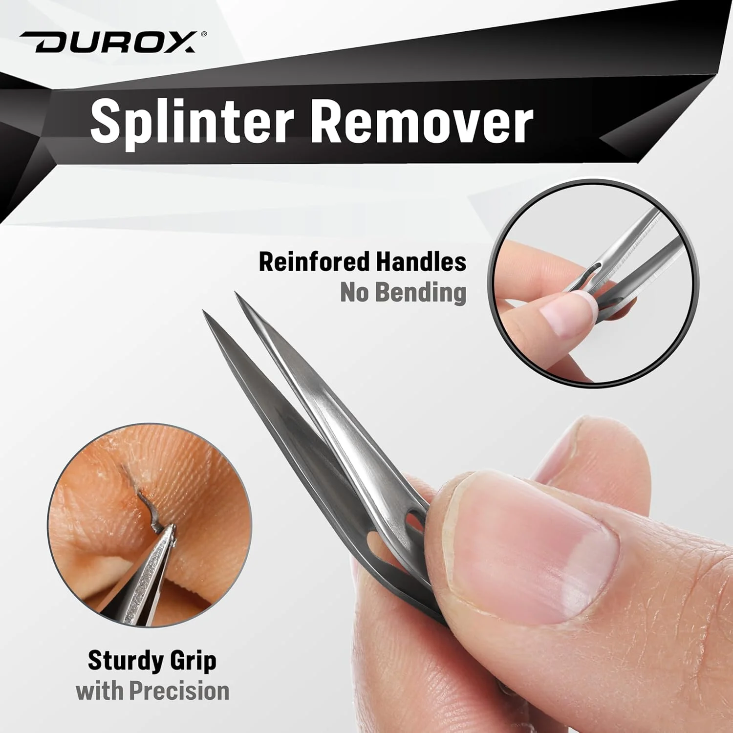 DUROX - موچین خارج کننده خار. عالی برای جعبه کمک های اولیه کمپینگ. موچین پزشکی برای بیرون آوردن خار. کیت خارج کننده خار. موچین خار. موچین جراحی. موچین جعبه کمک های اولیه… DUROX - موچین خارج کننده خار. عالی برای جعبه کمک های اولیه کمپینگ. موچین پزشکی برای بیرون آوردن خار. کیت خارج کننده خار. موچین خار. موچین جراحی. موچین جعبه کمک های اولیه…