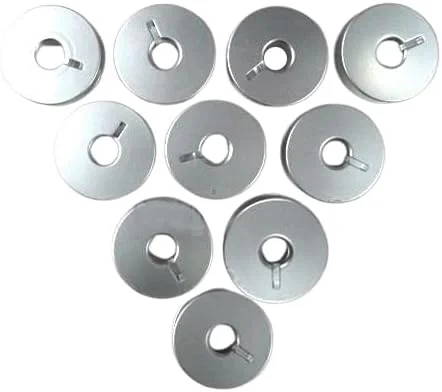 مجموعه 10 عدد ماسوره آلومینیومی Cutex مناسب برای چرخ خیاطی های زیگزاگ Pfaff مدل های 138، 238، 437، 438 شماره قطعه سازگار #91-168144-05