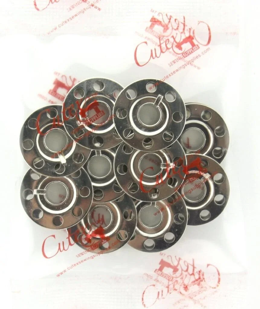Cutex بسته 10 عددی ماسوره شماره 125701-001 برای چرخ خیاطی های Brother مدل 845, CS8072, PC2800, UT2001
