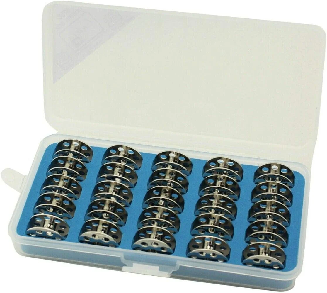 بسته 25 عددی ماسوره Cutex برای چرخ خیاطی های Consew 205RB و 206RB به همراه جعبه نگهداری