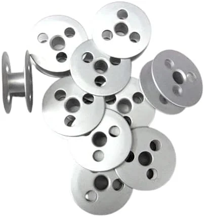 بسته 10 عددی ماسوره آلومینیومی بزرگ چرخ خیاطی Juki Lu-563, Lu-1510, Lu-1560 کاتکس
