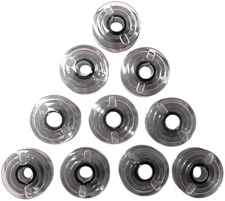 بسته 10 عددی ماسوره پلاستیکی Cutex برای چرخ خیاطی های Elna Babylock مدل #493555